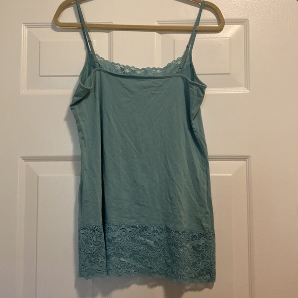 LOFT Cardigan and Cami Set - Aqua and Olive Floral - Picture 6 of 13